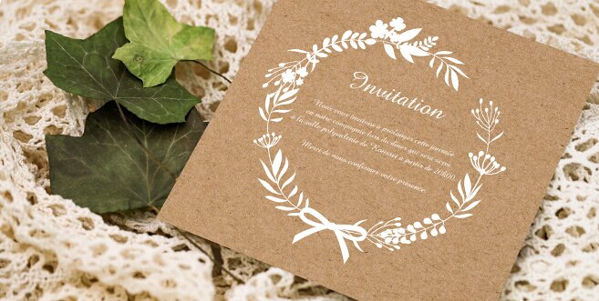 Invitation mariage