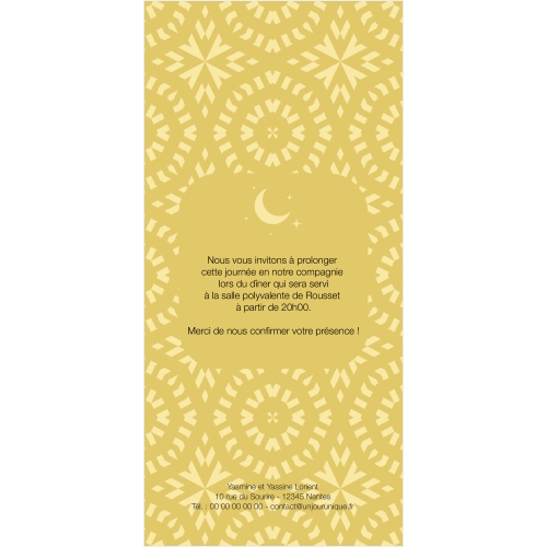 Lune oriental jaune miniature 2