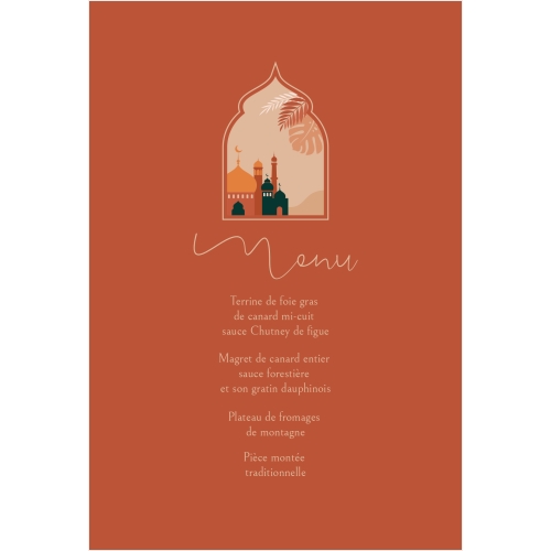 Dessin oriental terracotta miniature 2