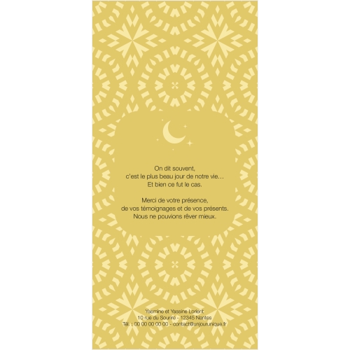 Lune oriental jaune miniature 2