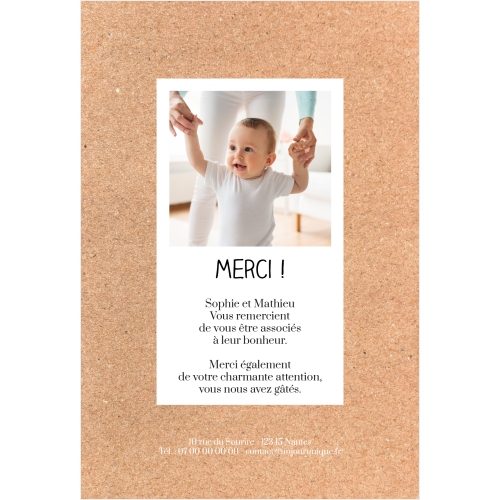 Kraft Polaroid simple miniature 2