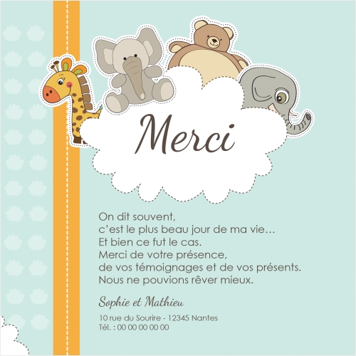 Nuage d'animaux Zoo - Sans Photo miniature 2