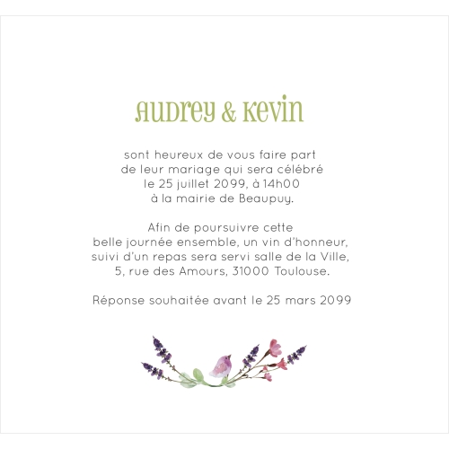 Annonce Couronne d'été
