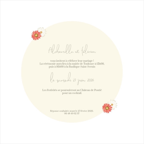 Annonce Duo de fleurs