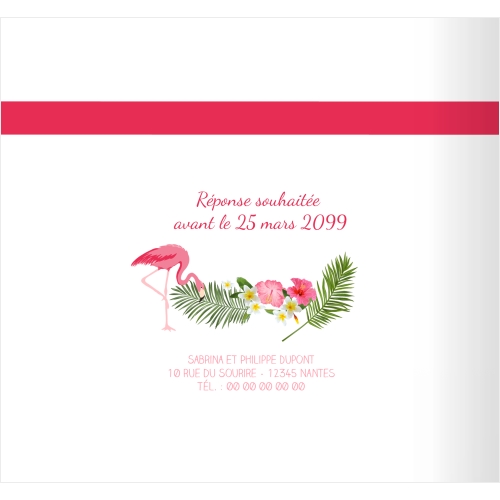 Flamant rose miniature 3
