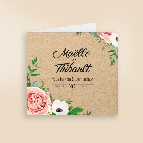 Floral kraft miniature 1