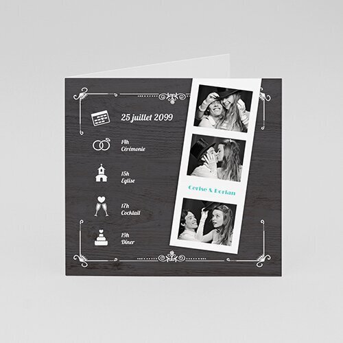 Annonce Polaroid mariage