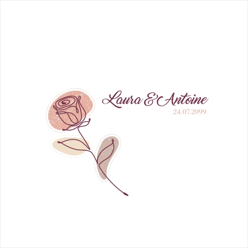 Rose romantique miniature 2