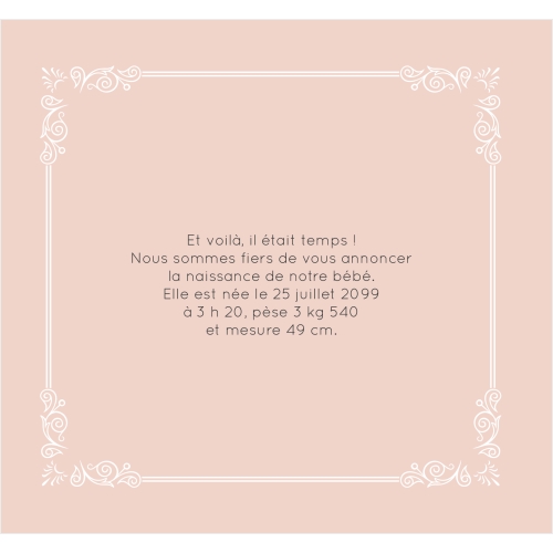Invitation Ardoise banderole