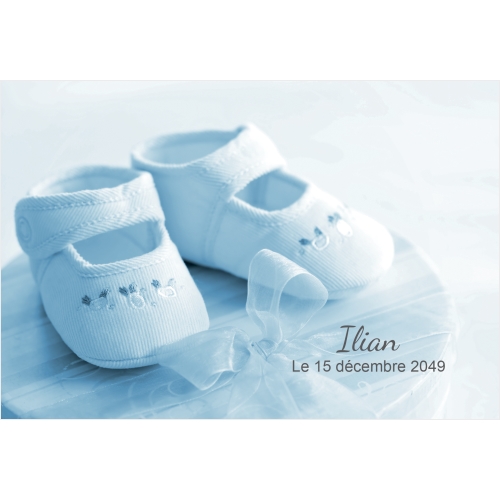 Chausson bleu miniature 2