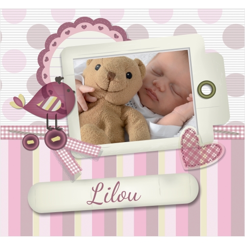 Coeur couture fille miniature 2