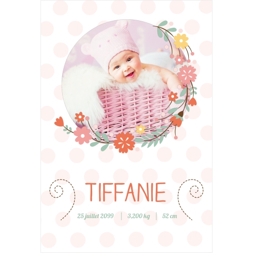 Couronne florale fille miniature 2