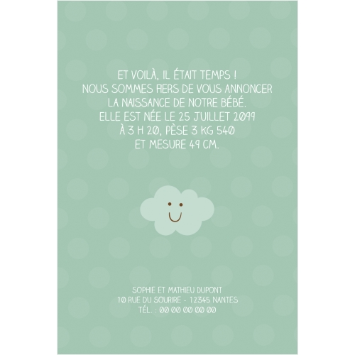 Invitation Couronne florale fille