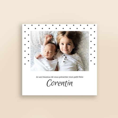 Invitation Motif en carreau