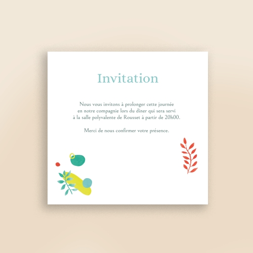 Cartes Invitation Mariage Peps Terrazzo