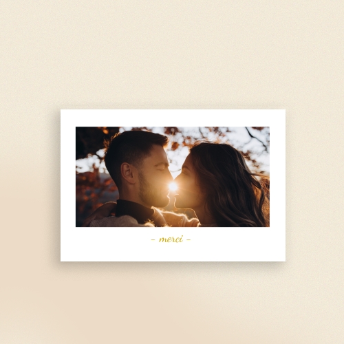 Cartes Remerciements Mariage Pâquerettes