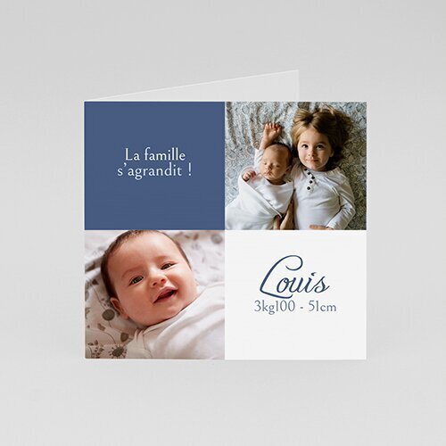 Faire-part de naissance Photos garçon