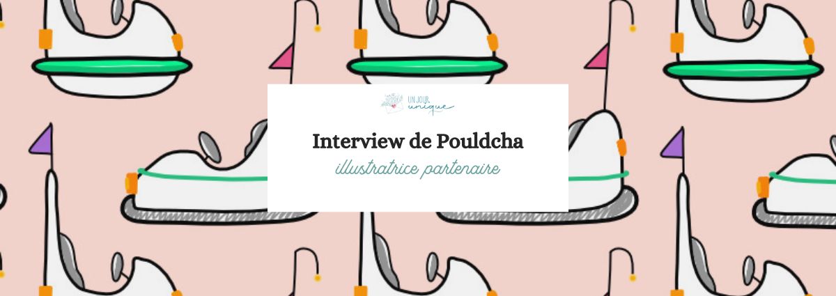 Portrait de Pouldcha, illustratrice partenaire d’UnJourUnique