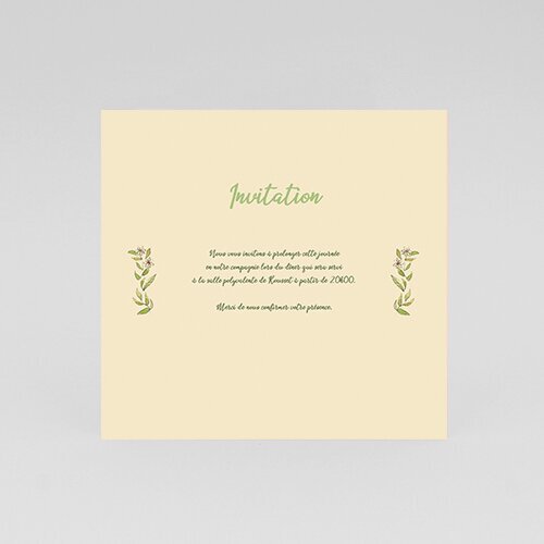 faire part de mariage invitation