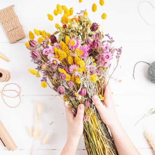 bouquet de mariage fleurs séchées