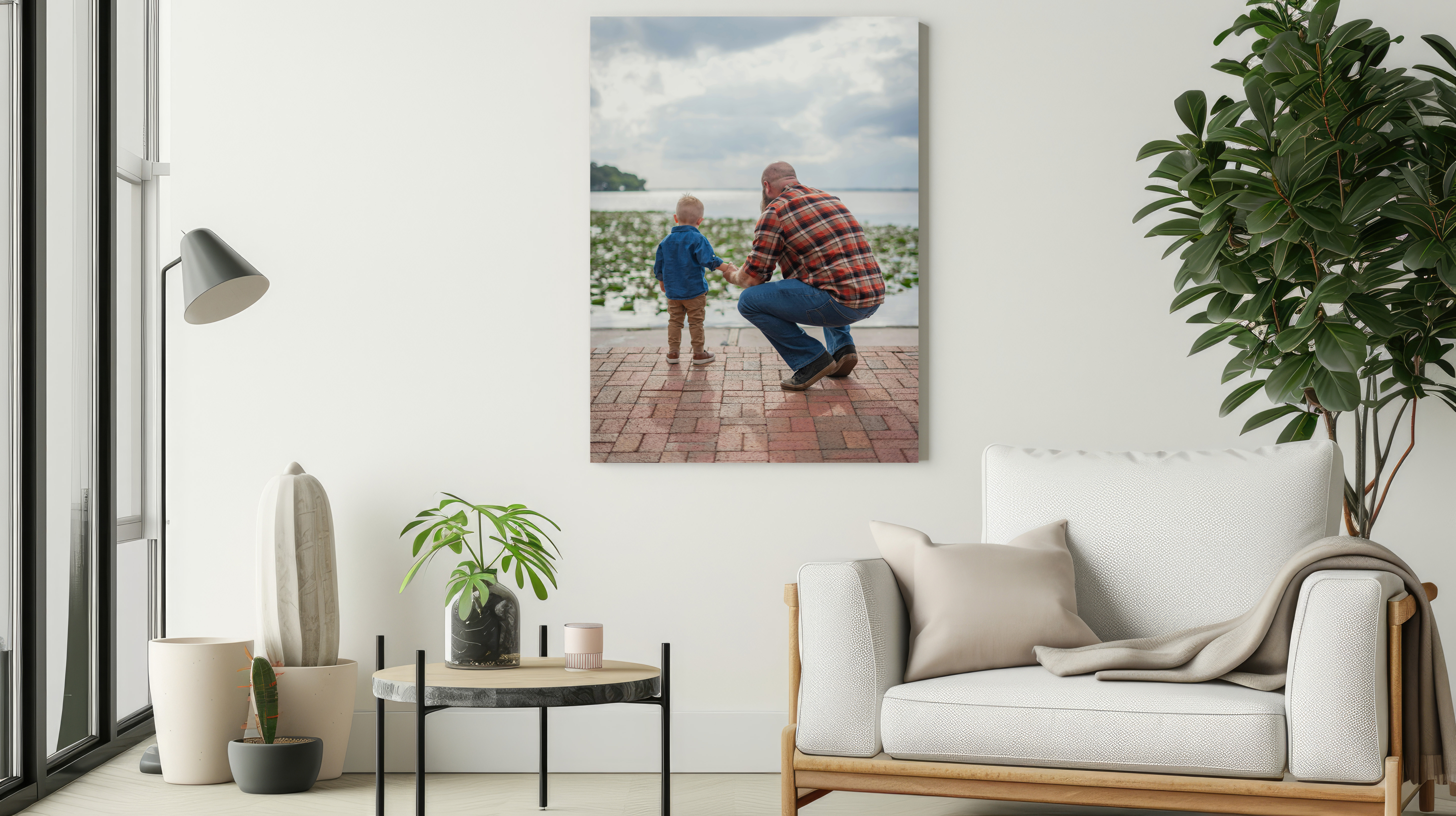 Idée cadeau fête des pères : le poster métallique personnalisé